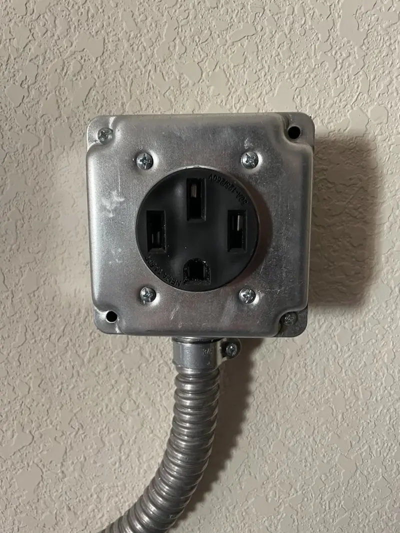 NEMA 14-50 outlet installed for Electrical Panel Upgrade in Scottsbluff